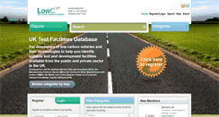 Desktop Screenshot of facilities.lowcvp.org.uk